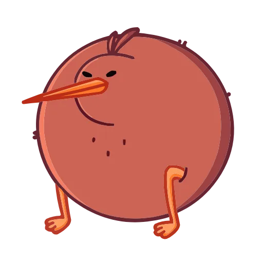🫥 Эмодзи «Киви Кивик» для Telegram