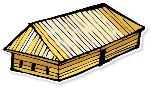 🏠 Стикер «Архитектура Кижи» для Telegram