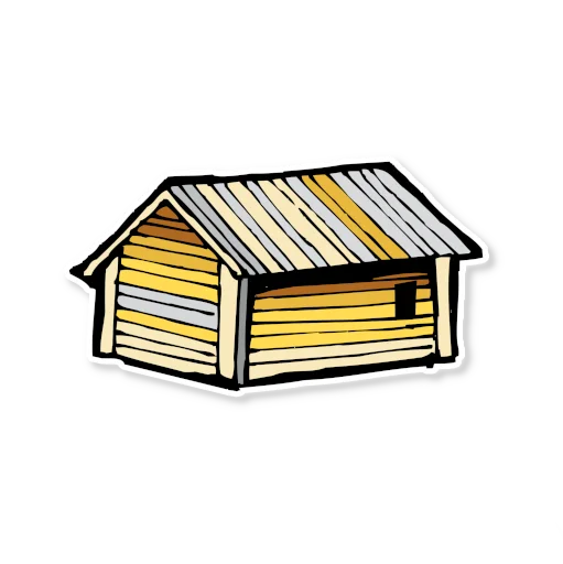 🏡 Стикер «Архитектура Кижи» для Telegram