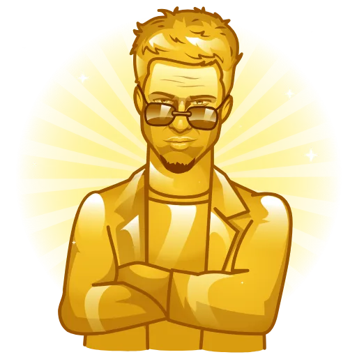 Стикерпак Tyler Durden для Telegram — скачать