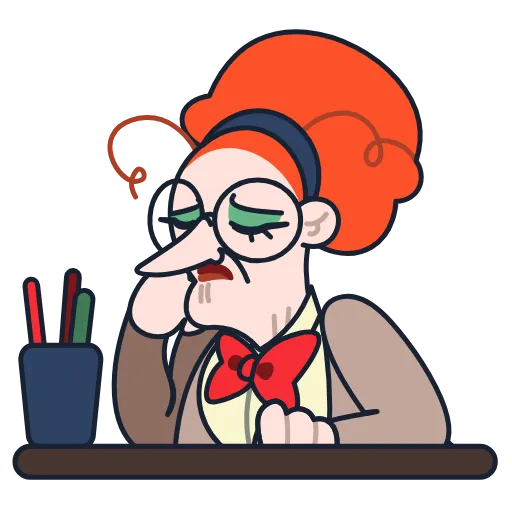 😴 Эмодзи «Клавдия Петровна» для Telegram