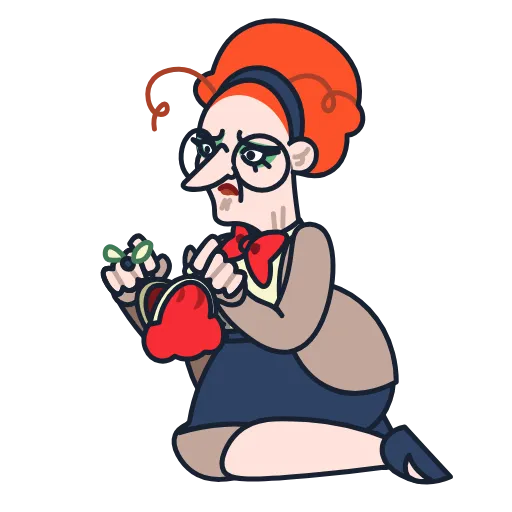 👛 Эмодзи «Клавдия Петровна» для Telegram