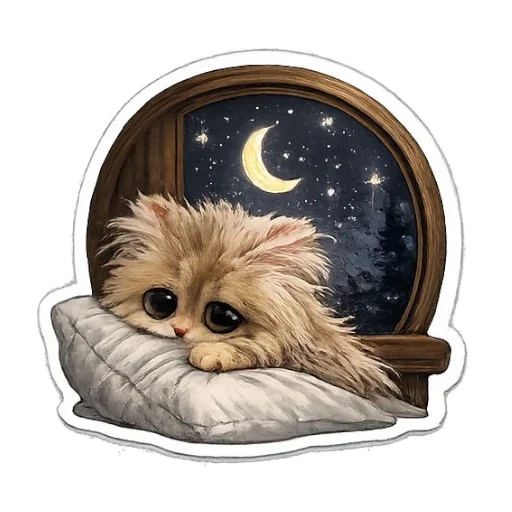 💤 Стикер «Клубок» для Telegram