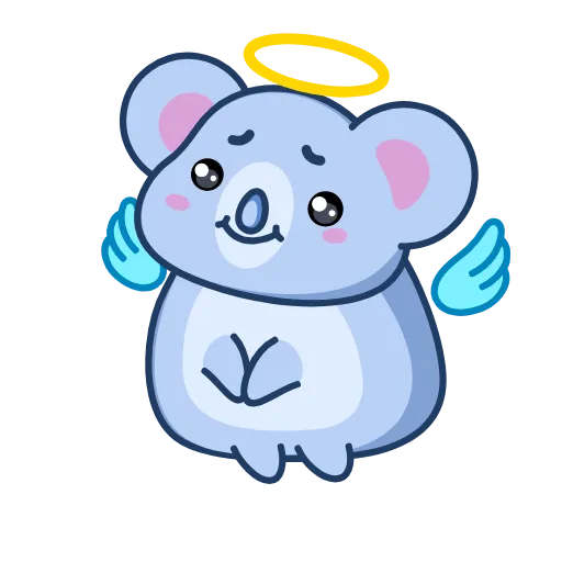 😇 Эмодзи «Koala Alla» для Telegram