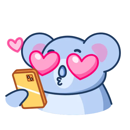 Эмодзи Koala Alla для Telegram — скачать