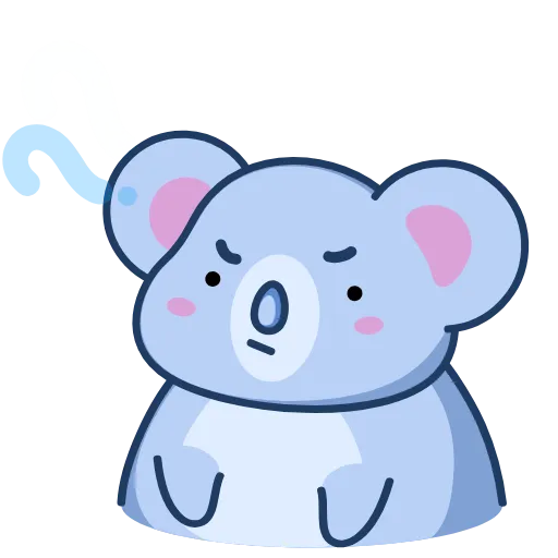 🤔 Эмодзи «Koala Alla» для Telegram
