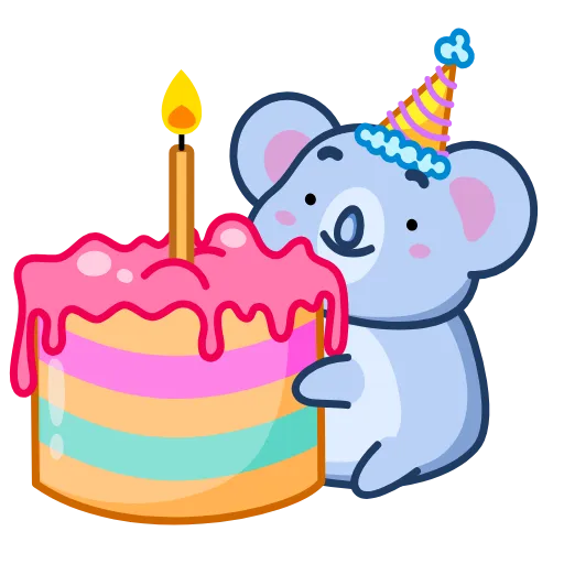 🎂 Эмодзи «Koala Alla» для Telegram