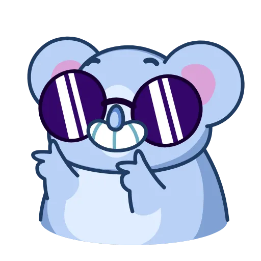 😎 Эмодзи «Koala Alla» для Telegram