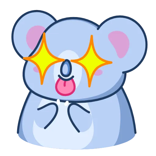 🤩 Эмодзи «Koala Alla» для Telegram