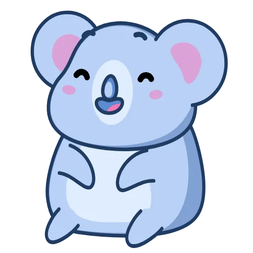 😅 Эмодзи «Koala Alla» для Telegram