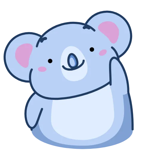 👋 Эмодзи «Koala Alla» для Telegram