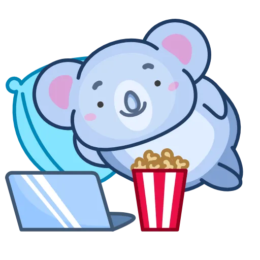🍿 Эмодзи «Koala Alla» для Telegram