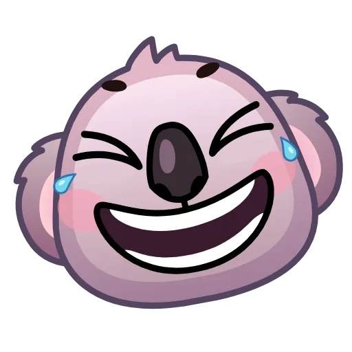 🤣 Стикер «Koala Emoji» для Telegram