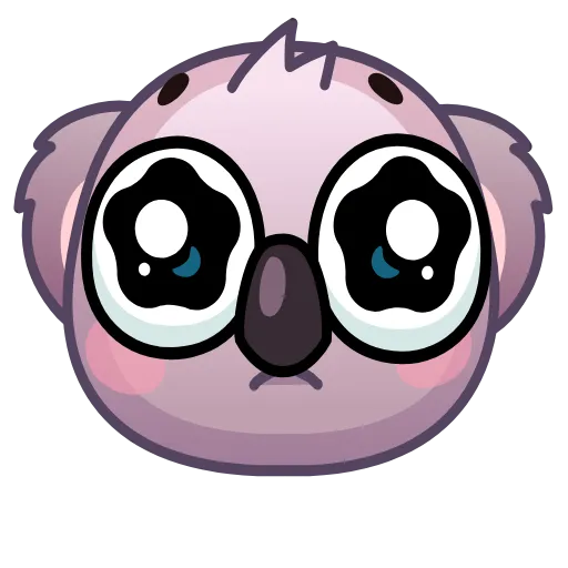 🥹 Стикер «Koala Emoji» для Telegram
