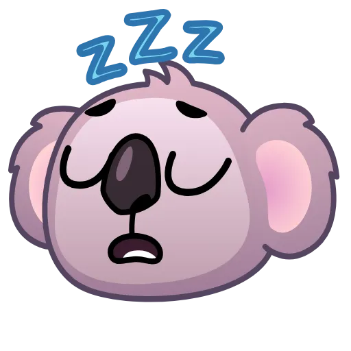 😴 Стикер «Koala Emoji» для Telegram