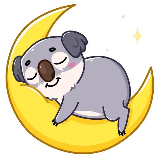 😴 Эмодзи «Kozy Koala» для Telegram