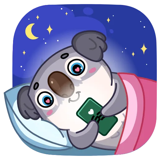 💋 Эмодзи «Kozy Koala» для Telegram