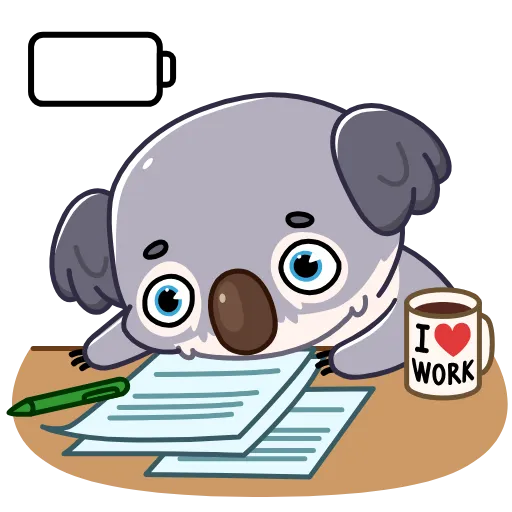 😴 Эмодзи «Kozy Koala» для Telegram