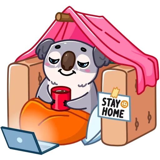 ☺️ Эмодзи «Kozy Koala» для Telegram