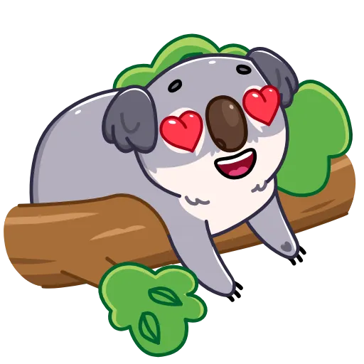 😍 Эмодзи «Kozy Koala» для Telegram