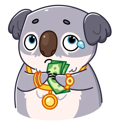 🤑 Эмодзи «Kozy Koala» для Telegram