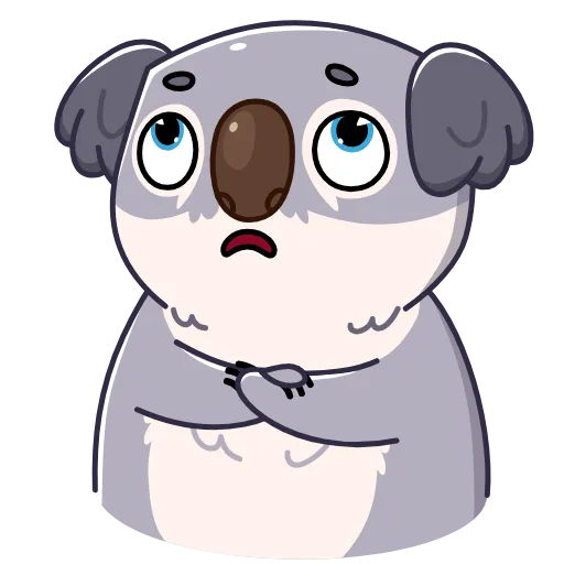 🙄 Эмодзи «Kozy Koala» для Telegram