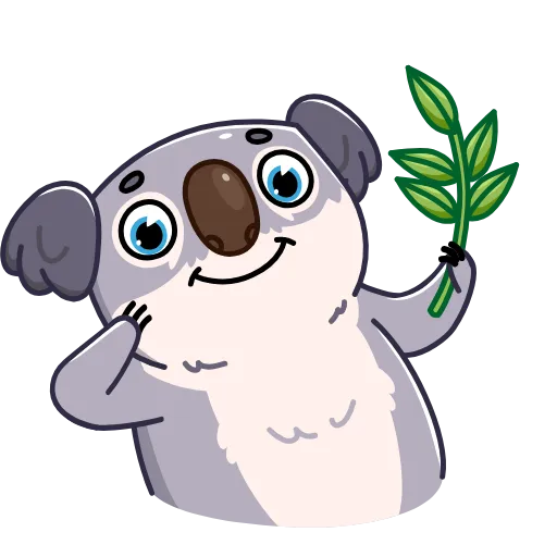 👋 Эмодзи «Kozy Koala» для Telegram