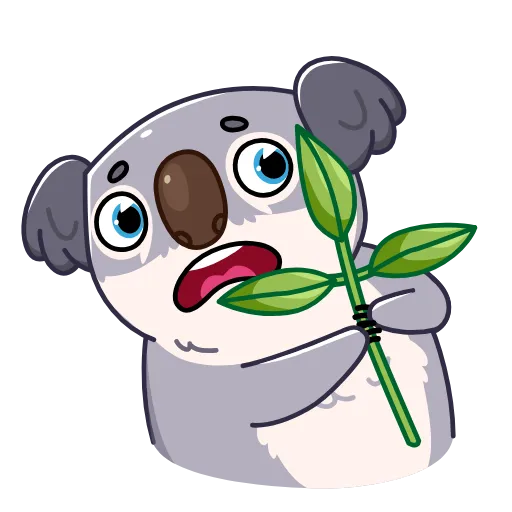 😨 Эмодзи «Kozy Koala» для Telegram