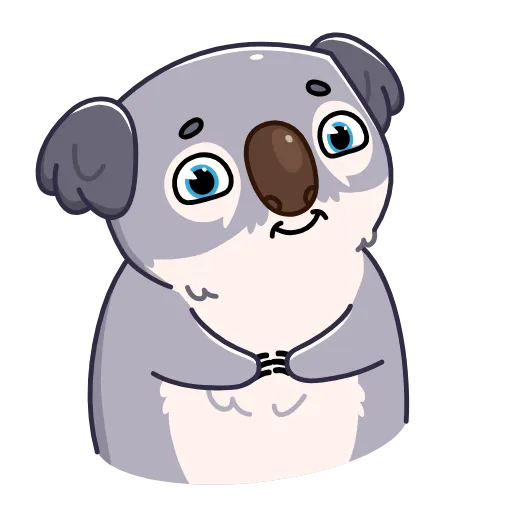 😌 Эмодзи «Kozy Koala» для Telegram