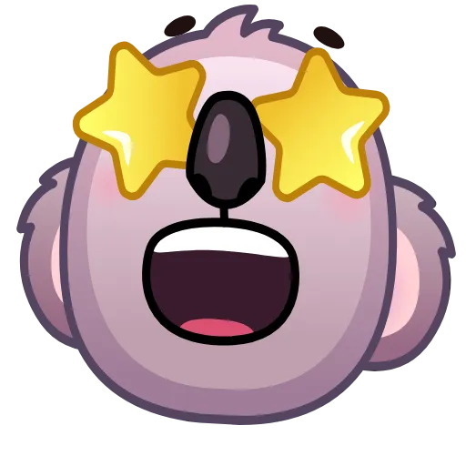 🤩 Эмодзи «Koala Emoji» для Telegram
