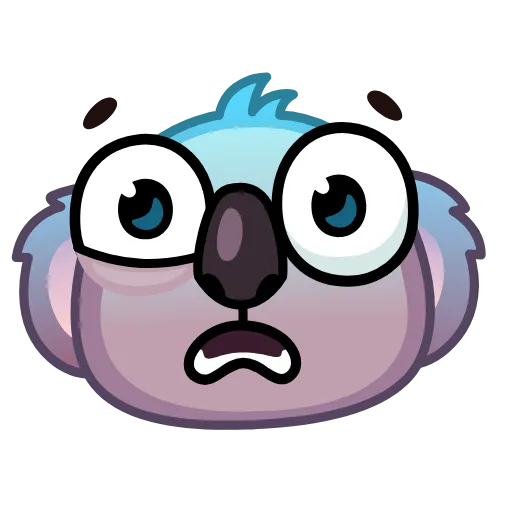 😨 Эмодзи «Koala Emoji» для Telegram