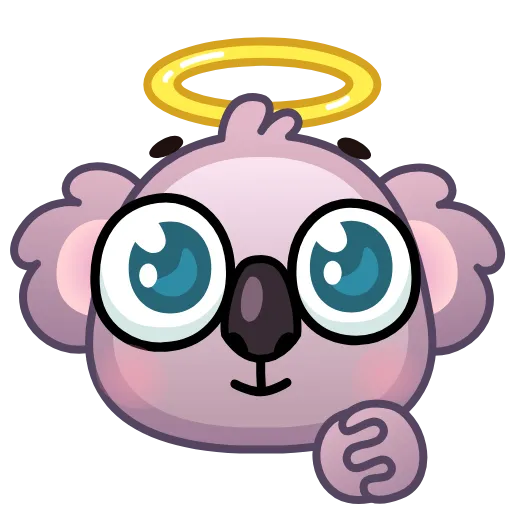 😇 Эмодзи «Koala Emoji» для Telegram