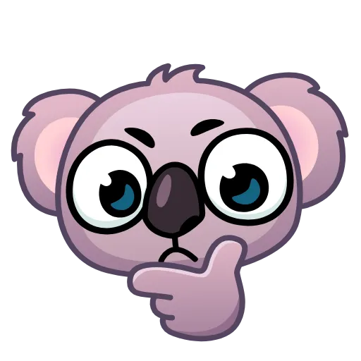🤔 Эмодзи «Koala Emoji» для Telegram