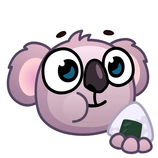 🍙 Эмодзи «Koala Emoji» для Telegram