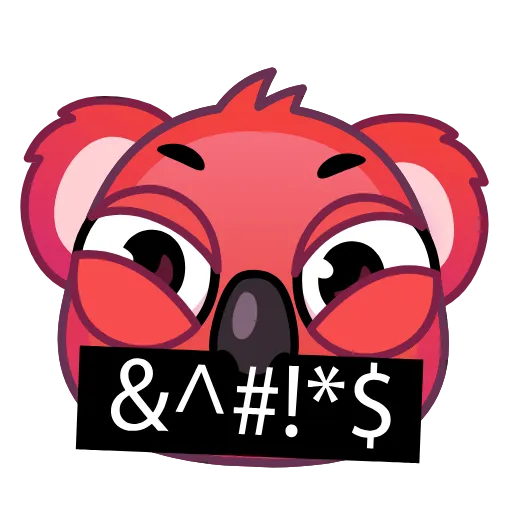 🤬 Эмодзи «Koala Emoji» для Telegram
