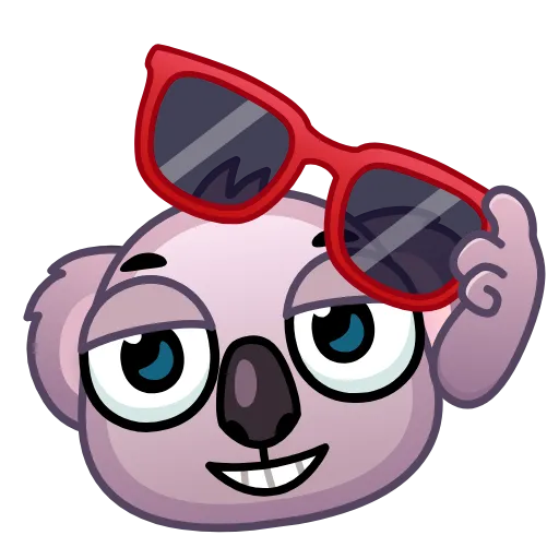 😎 Эмодзи «Koala Emoji» для Telegram
