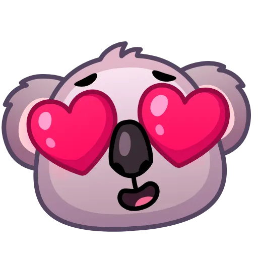 😍 Эмодзи «Koala Emoji» для Telegram