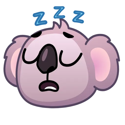 😴 Эмодзи «Koala Emoji» для Telegram