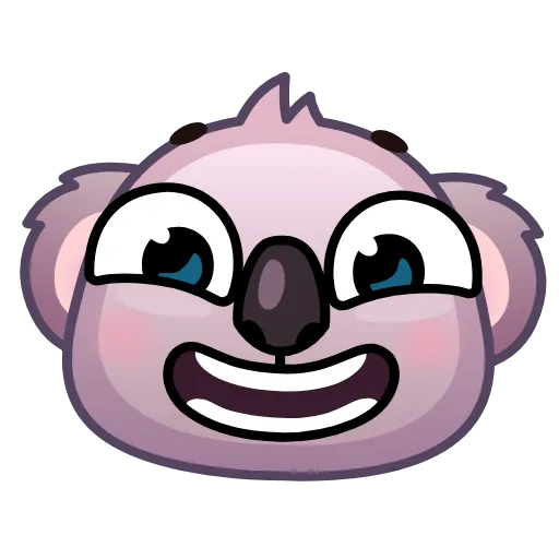 Эмодзи Koala Emoji для Telegram — скачать