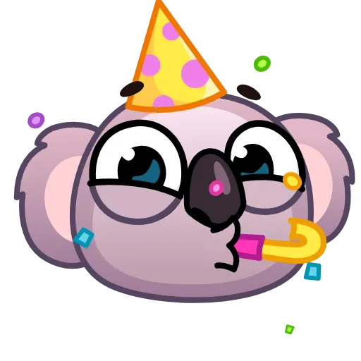 🥳 Эмодзи «Koala Emoji» для Telegram
