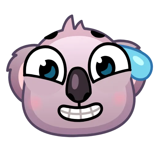 😅 Эмодзи «Koala Emoji» для Telegram
