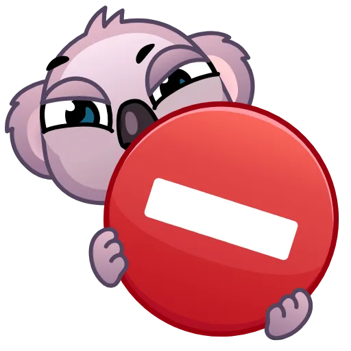 ⛔️ Эмодзи «Koala Emoji» для Telegram