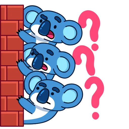 ❓ Эмодзи «Анимированный набор эмоджи с Коалой» для Telegram