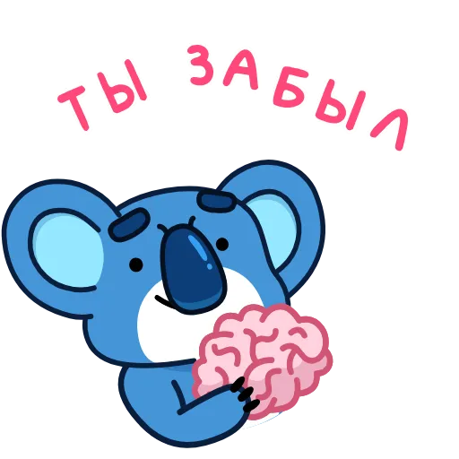 🧠 Эмодзи «Анимированный набор эмоджи с Коалой» для Telegram