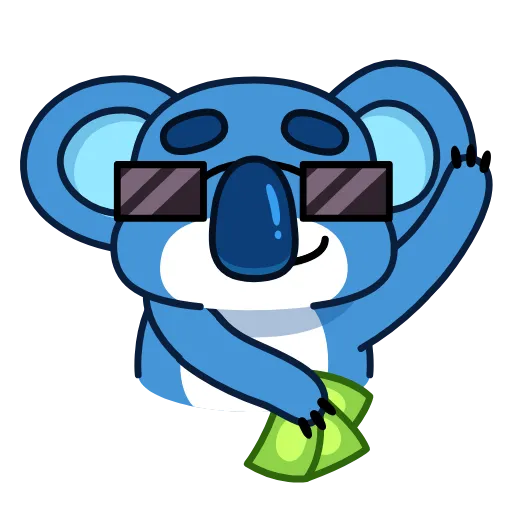 ⭐ Эмодзи «Коала» для Telegram