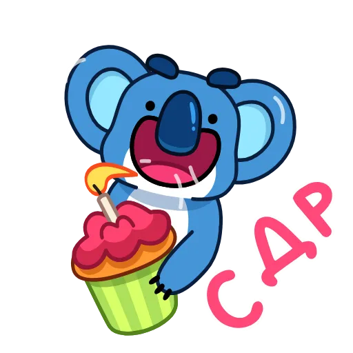 ⭐ Эмодзи «Коала» для Telegram