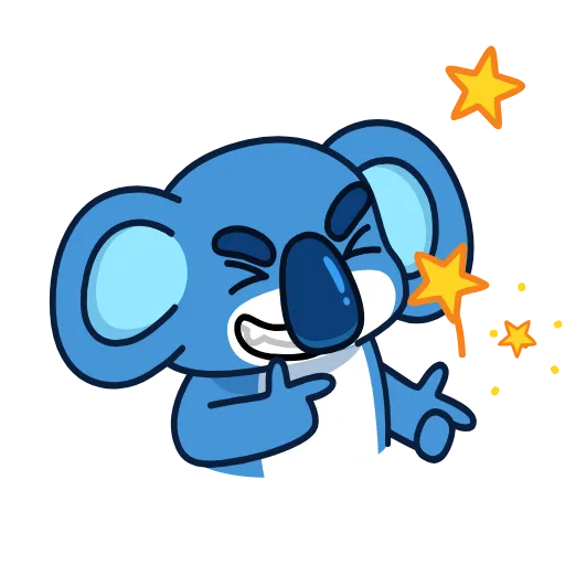 ⭐ Эмодзи «Коала» для Telegram