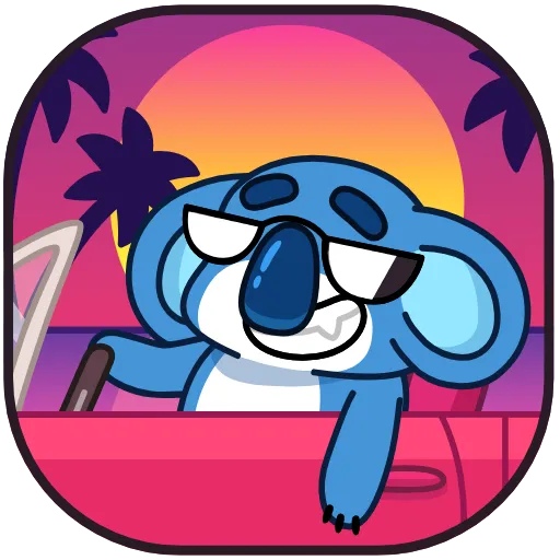 ⭐ Эмодзи «Коала» для Telegram