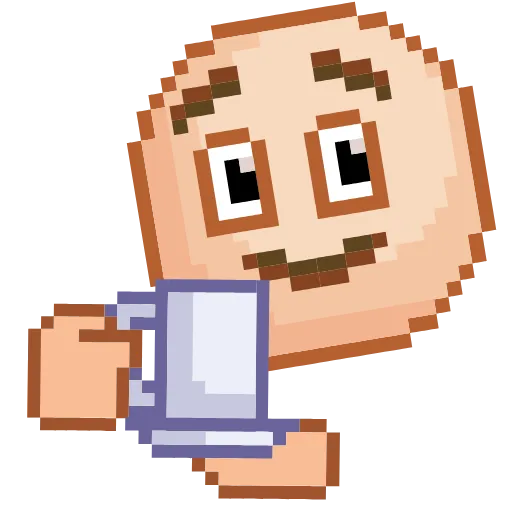 ☕️ Эмодзи «Dcode Emoji Пиксельные» для Telegram