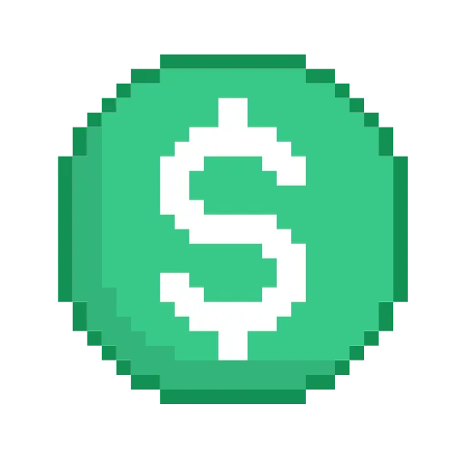 💲 Эмодзи «Dcode Emoji Пиксельные» для Telegram